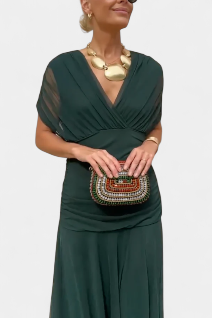 Alondra Vestido Largo con Escote en V