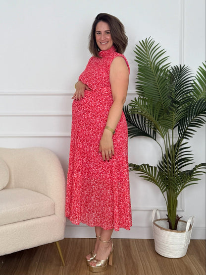 Vestido midi de gasa  | Louvre