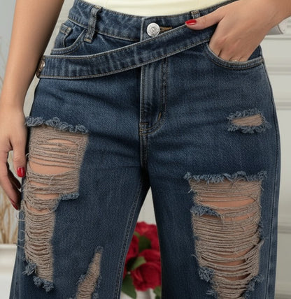 Vaquero de Aplique Desgatado