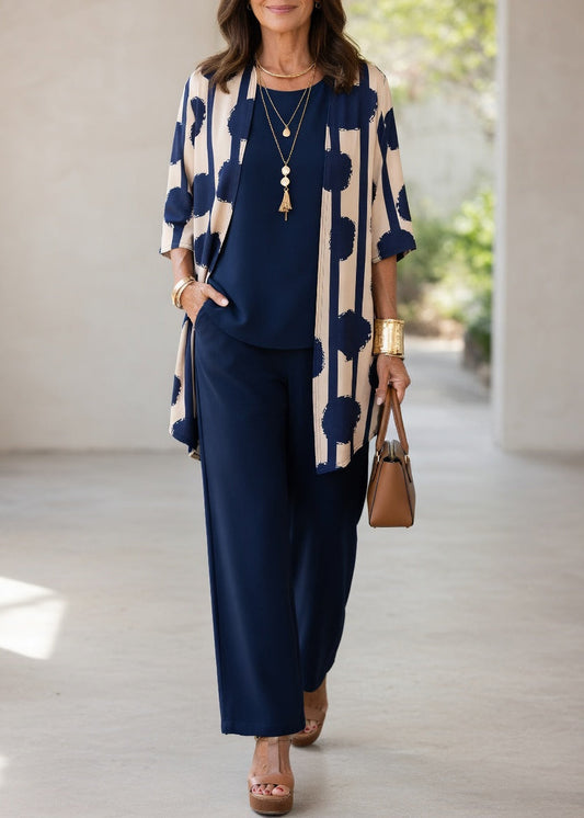 Conjunto Atemporal de Tres Piezas Adel